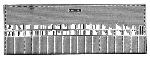 Sargent No 1085 Combination Plane Canvas Case