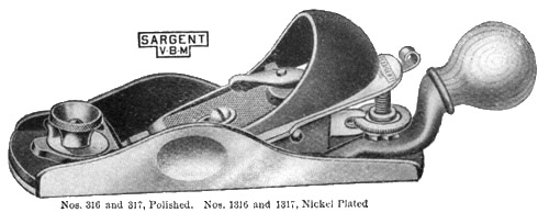 Sargent No 1316 Block Plane