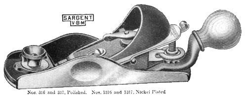 Sargent No 1317 Block Plane