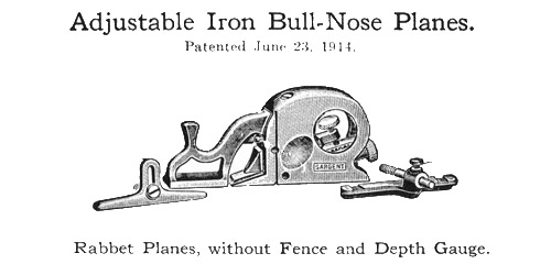 Sargent No. 1507-1/2 Bull-Nose Filletster Rabbet Plane