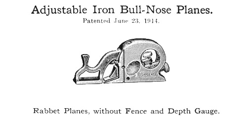 Sargent No 1507 Bull-Nose Rabbet Plane