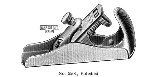 Sargent No. 2204 All-Steel Block Plane