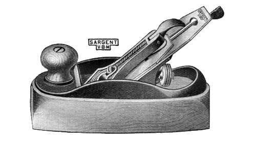 Sargent No. 3408 Wood-Bottom Smooth Plane