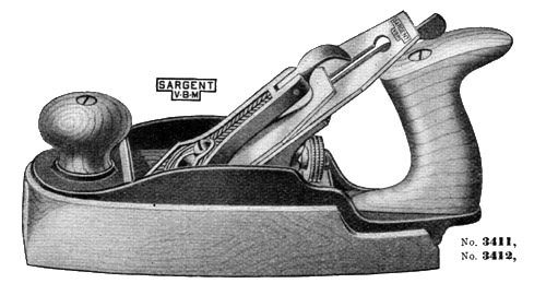 Sargent No. 3411 Wood-Bottom Smooth Plane