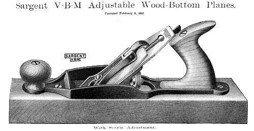 Sargent No. 3415 Wood-Bottom Jack Plane