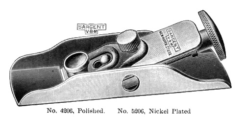 Sargent No 4206 All-Steel Low Angle Block Plane