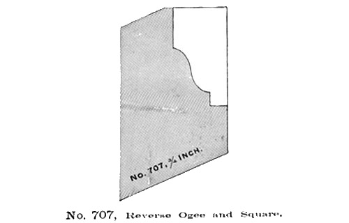 Sargent No 707 US Reverse Ogee Plane
