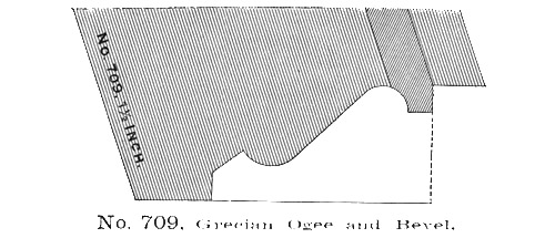 Sargent No 709-1/2 US Grecian Ogee Plane