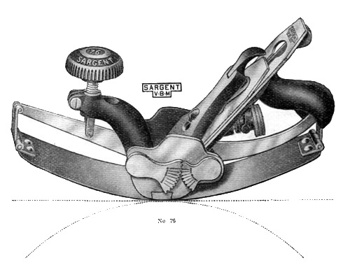 Sargent No 76 Circular Compass Plane