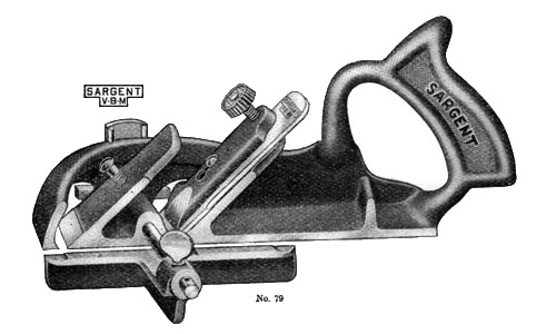 Sargent No. 79 Filletster & Rabbet Plane